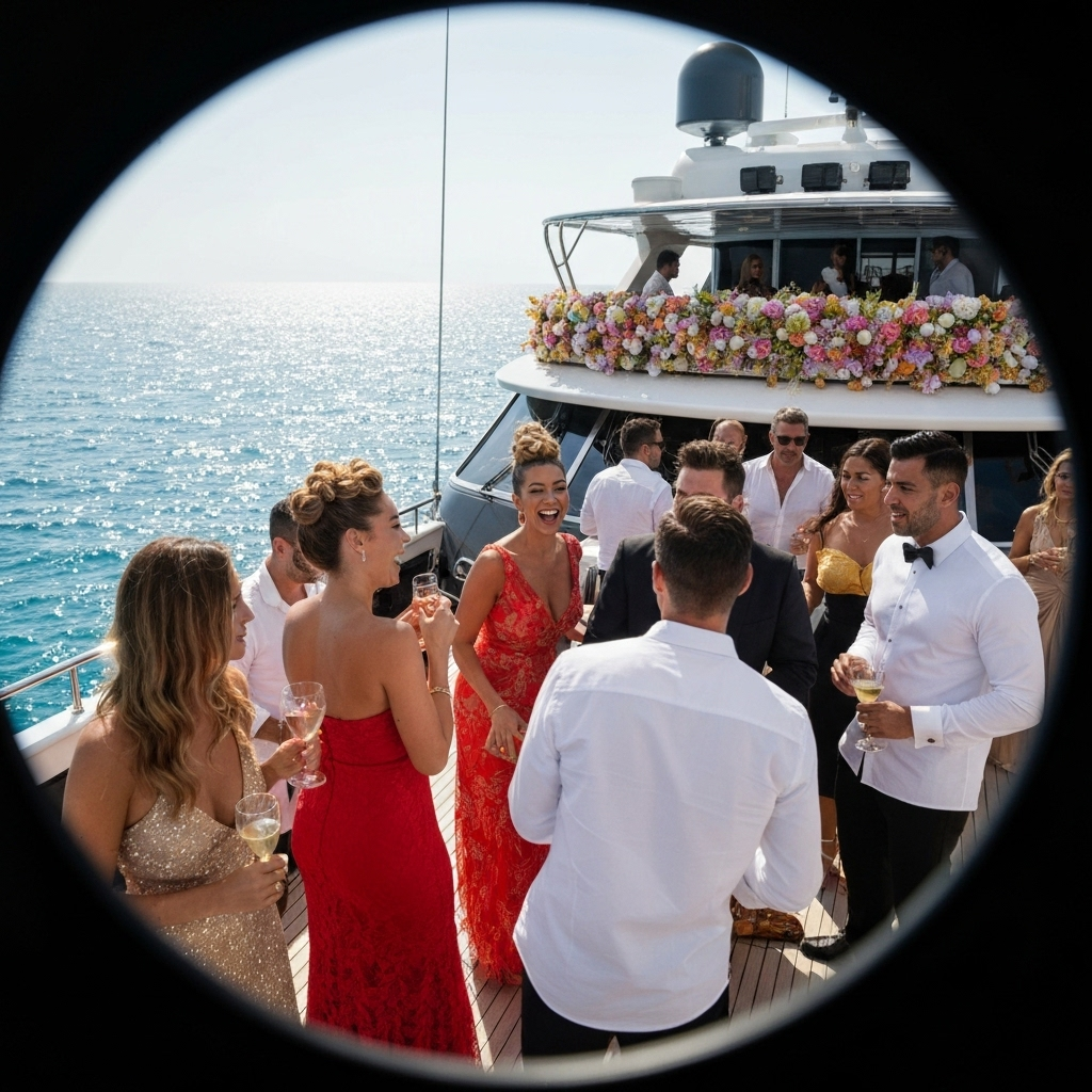 Inside the Celebrity Boat Trip That Went All Over Your Feeds